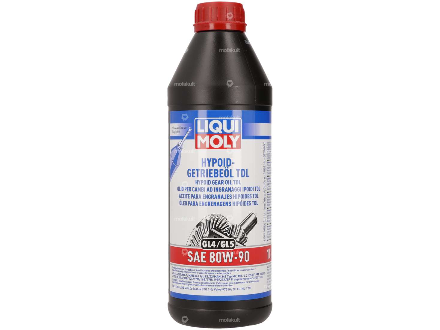 LIQUI MOLY SAE 80W-90 Gearbox oil 1 l Carousel Image 1
