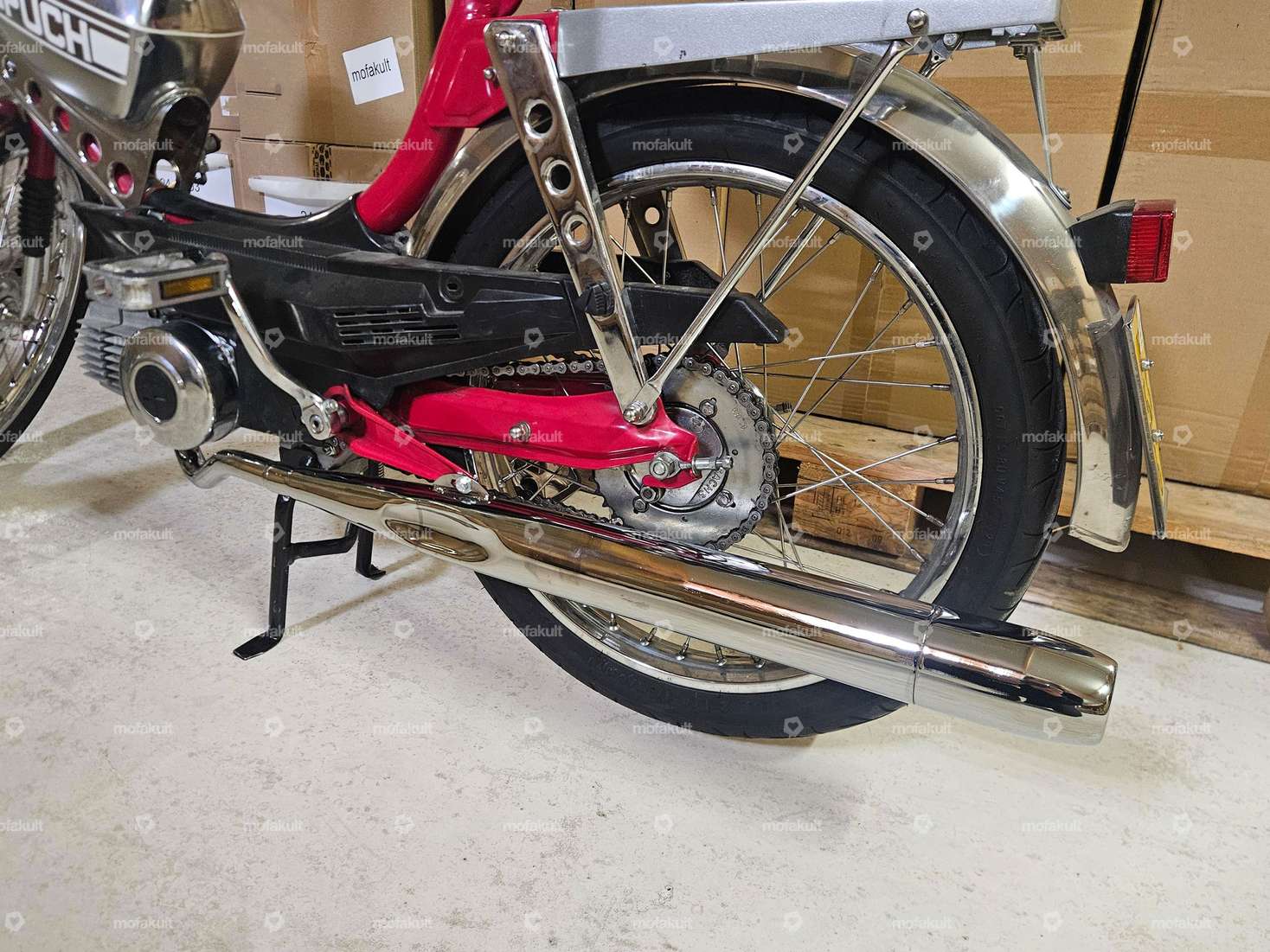 swiing® ingenious resonance exhaust "TT" Ø 28 / 70 mm | Puch X30 Sport NS / NL Carousel Image 7