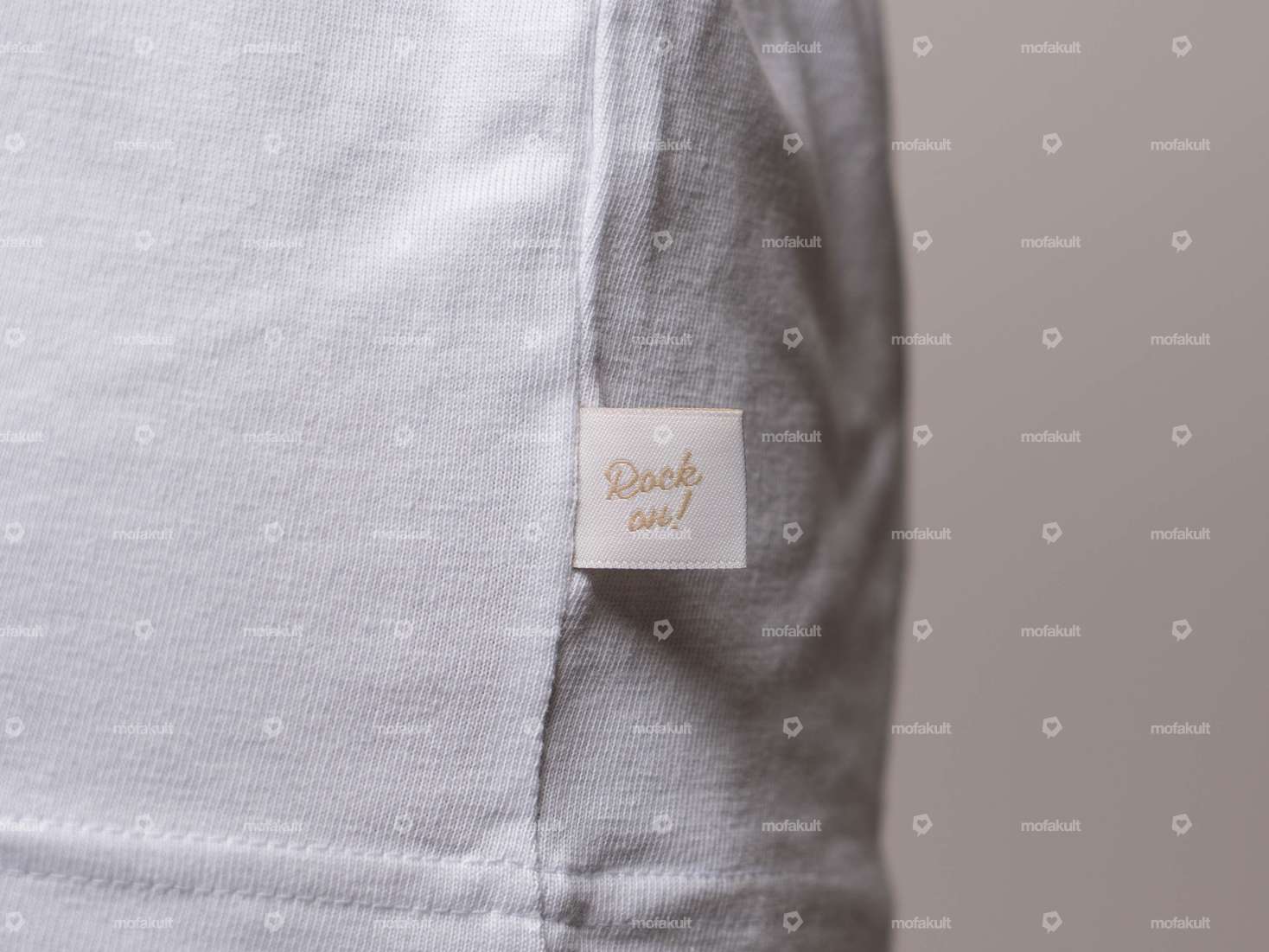 mk-Merch T-Shirt «Herz» UNISEX weiss Carousel Image 6