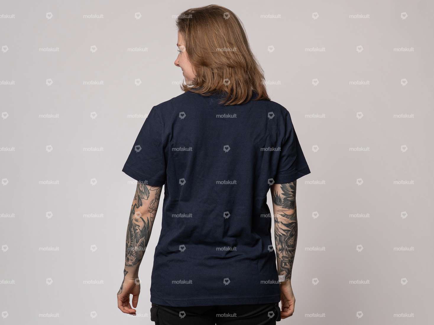 mk-Merch T-Shirt «PIAGGIO» UNISEX blau Carousel Image 3