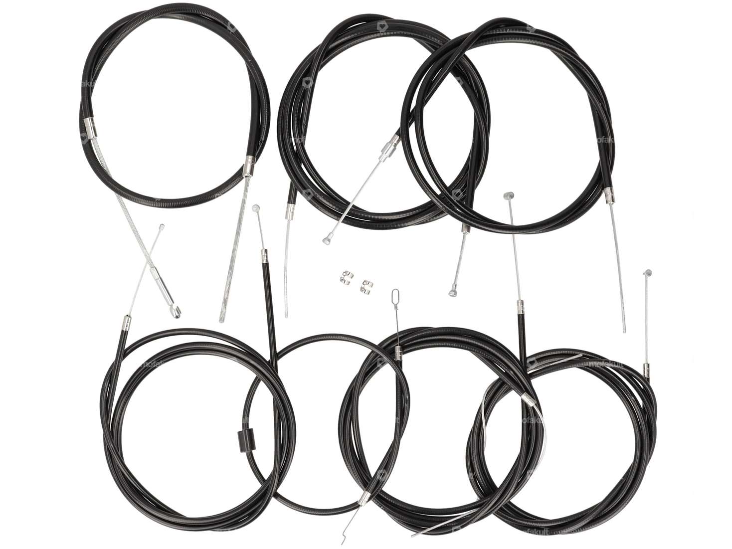 BGM Kabelsatz «Original» schwarz | Vespa PX, P Carousel Image 1