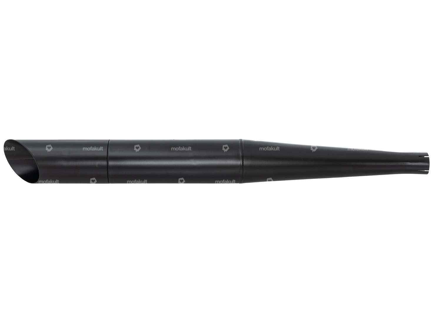 swiing® ingenious Endtopf Drag Pipe 45° schwarz Ø 28 / 70 mm Carousel Image 1