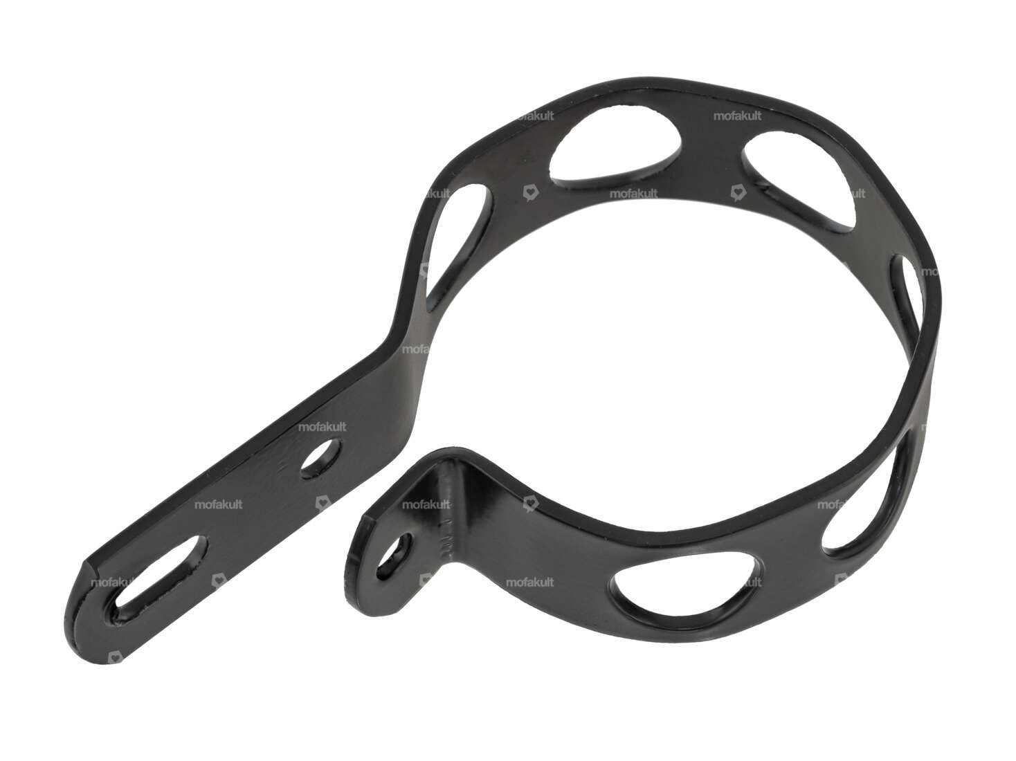 Exhaust clamp 60 mm black perforated Carousel Image 1