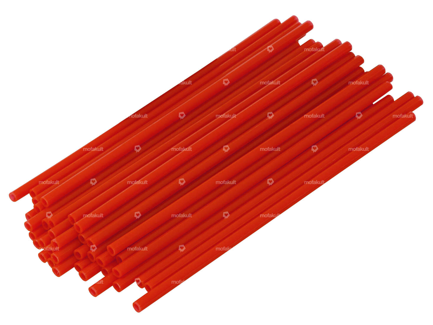 Spoke cover 21.5 cm red Carousel Image 1