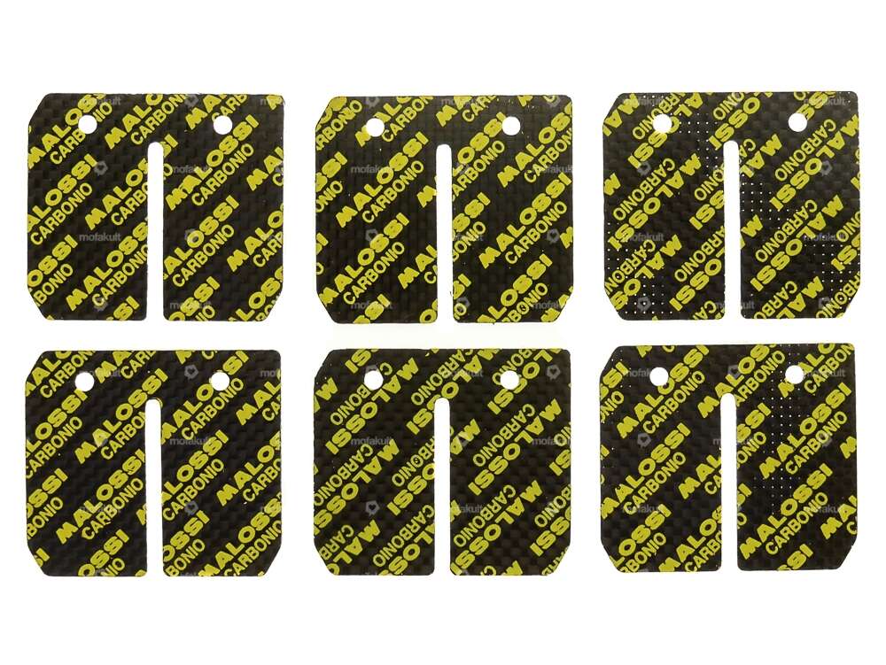 Malossi Membranplättchen Carbon 0.3 / 0.35 / 0.4 mm VL6 Gilardoni italkit Carousel Image 1