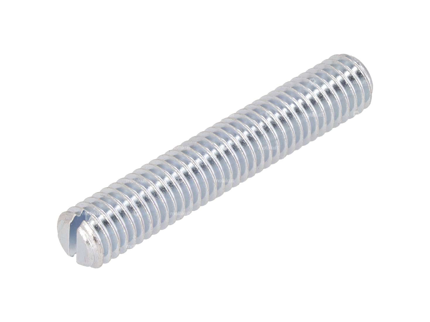 Gewindestift M8x45 Schlitz Kegelkuppe verzinkt Carousel Image 1