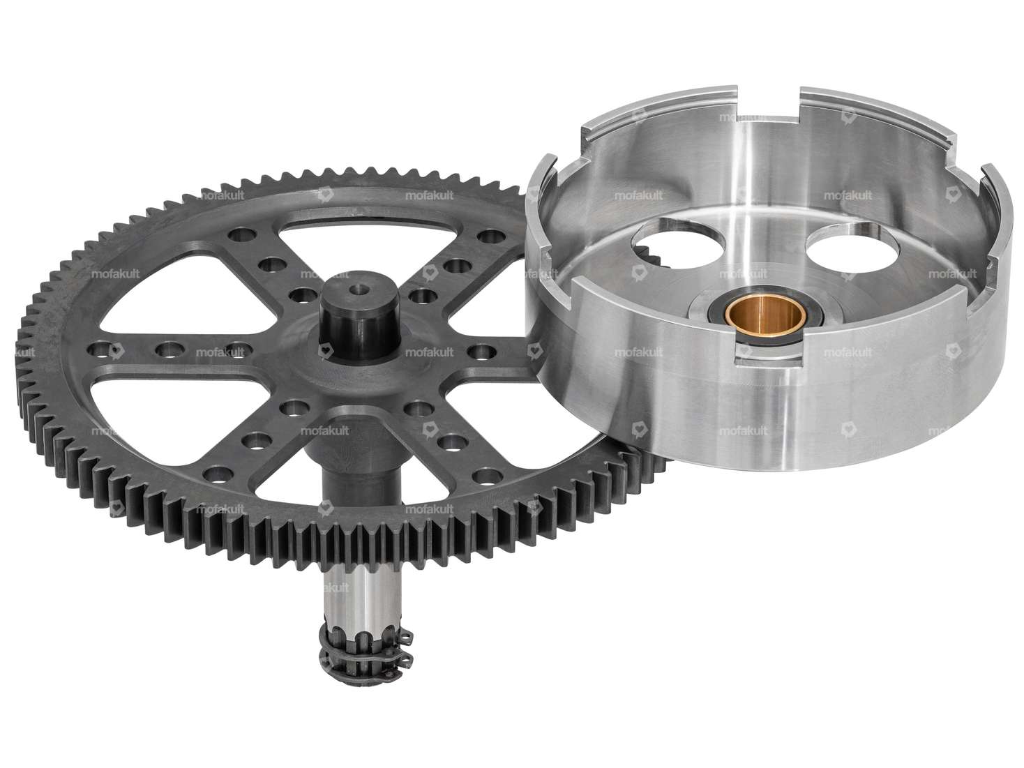 MBR Kupplungskorb & Stirnrad 18:94 Zähne Racing gerade | Puch E50 Carousel Image 2