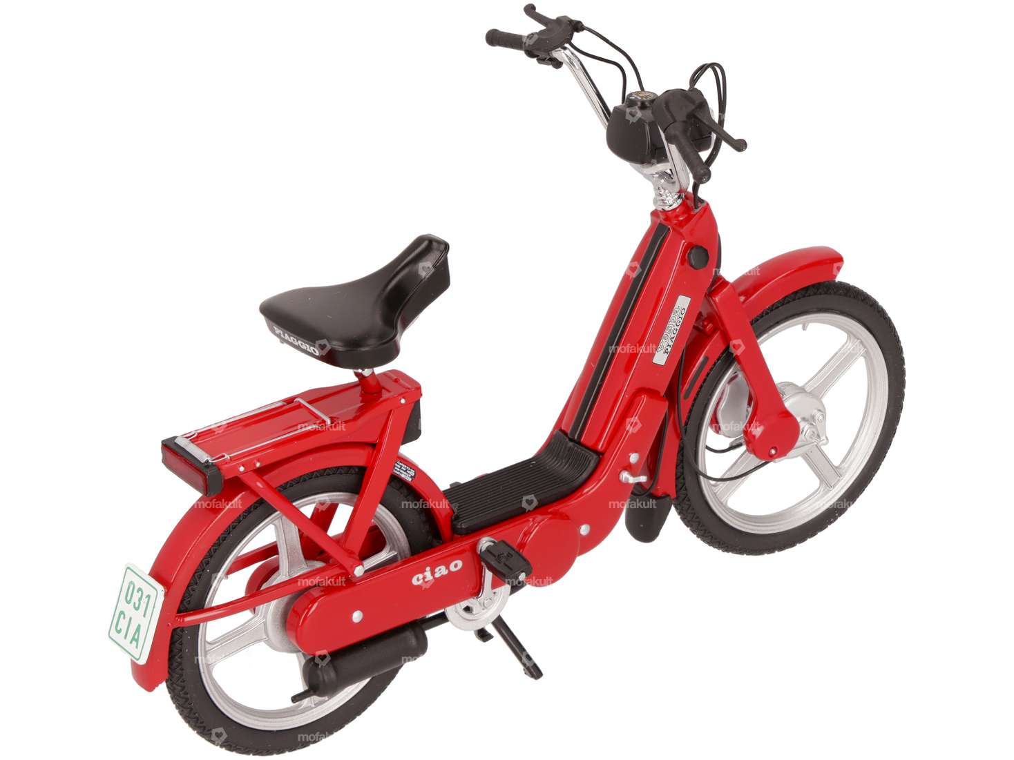 Vespa Piaggio Ciao rot Miniatur Modell 1:10 (1A-Qualität) Carousel Image 2