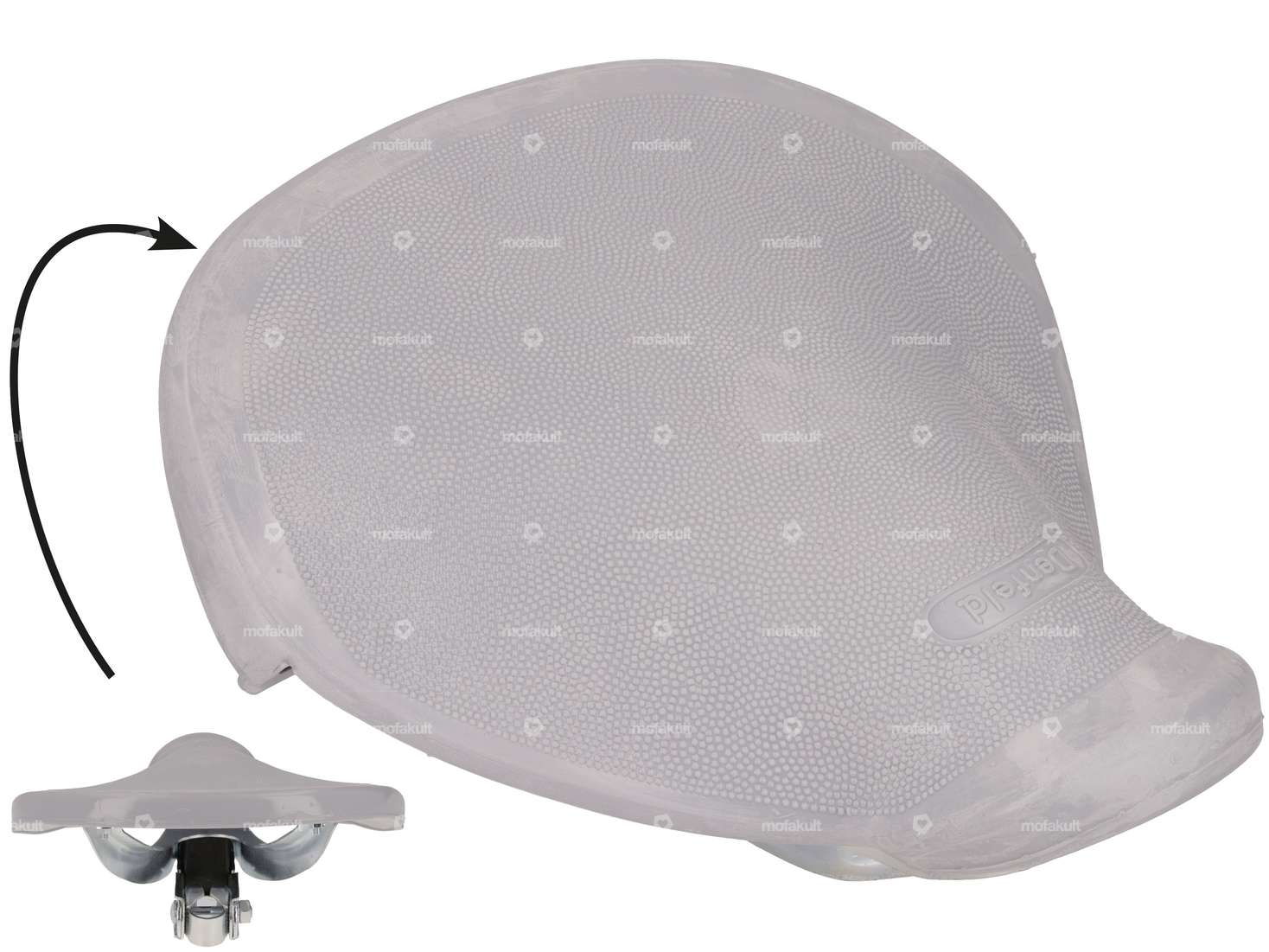 Denfeld saddle gray NOS Carousel Image 1