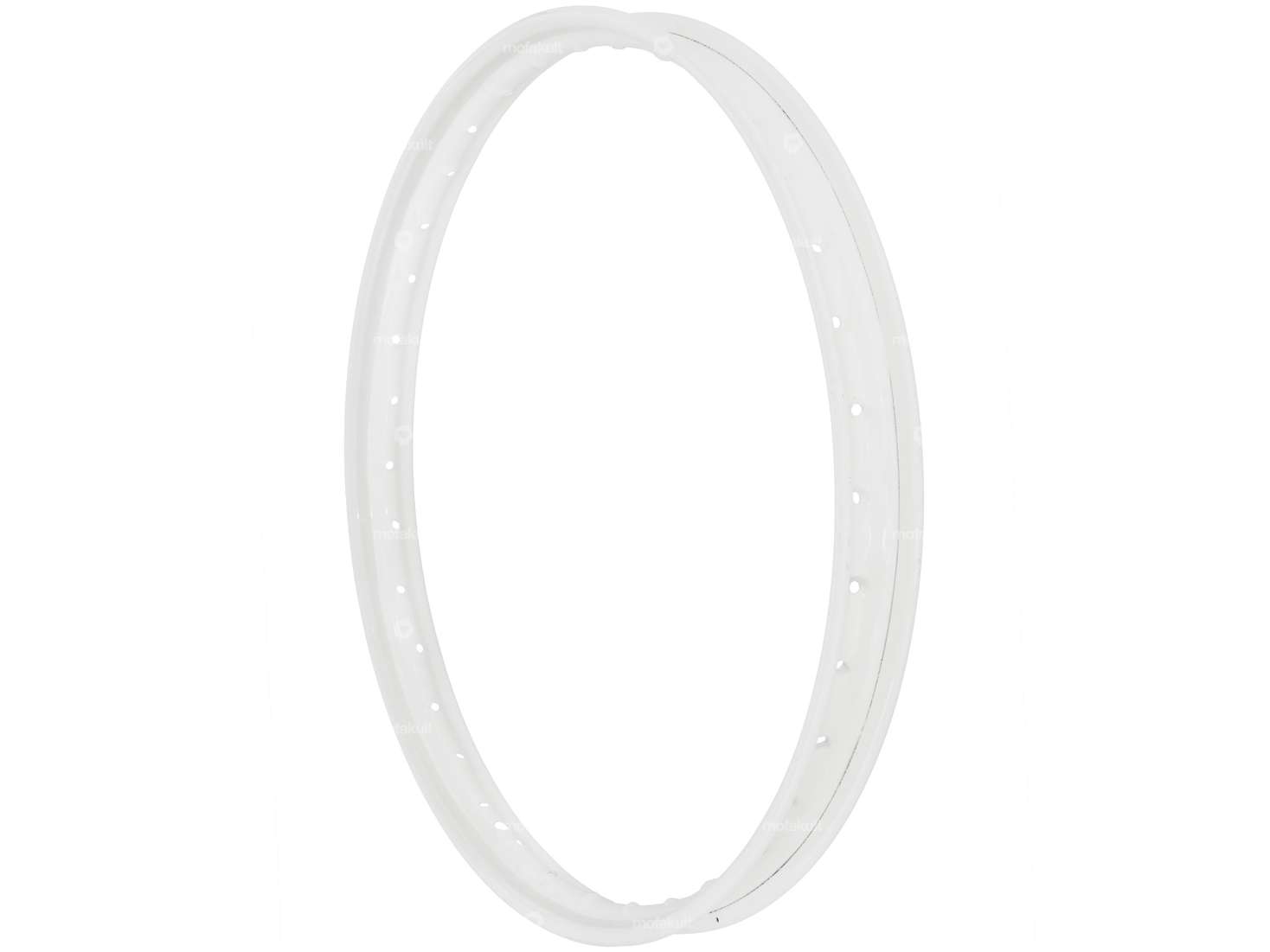 Rim ring 1.25 x 19" (49 mm) white Carousel Image 1