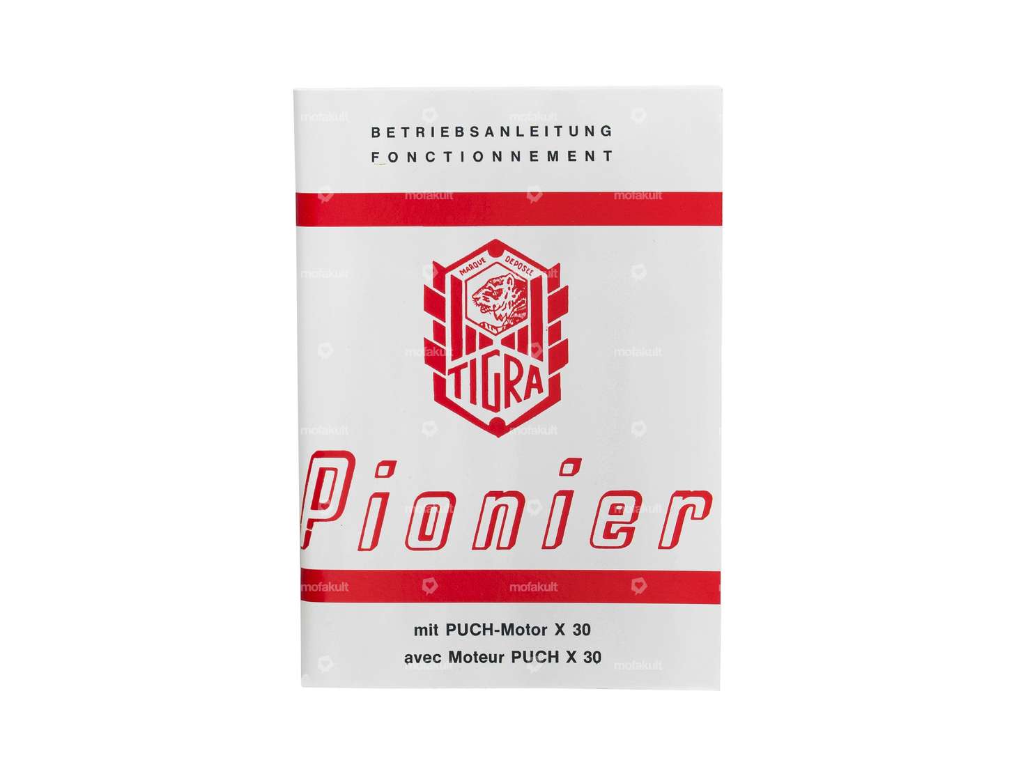 Betriebsanleitung | Tigra Pionier mit X30 Motor (Velux) Carousel Image 1