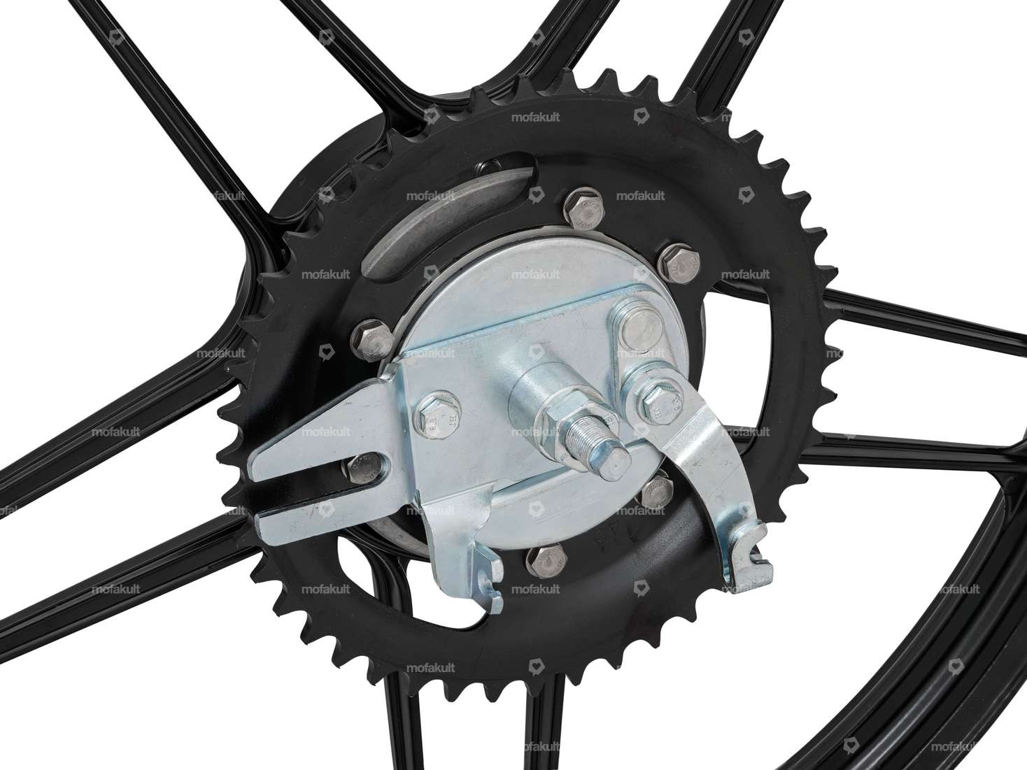 Hinterrad-Set Guss schwarz | Puch Maxi, Supermaxi, X30 NG-2AH Carousel Image 5