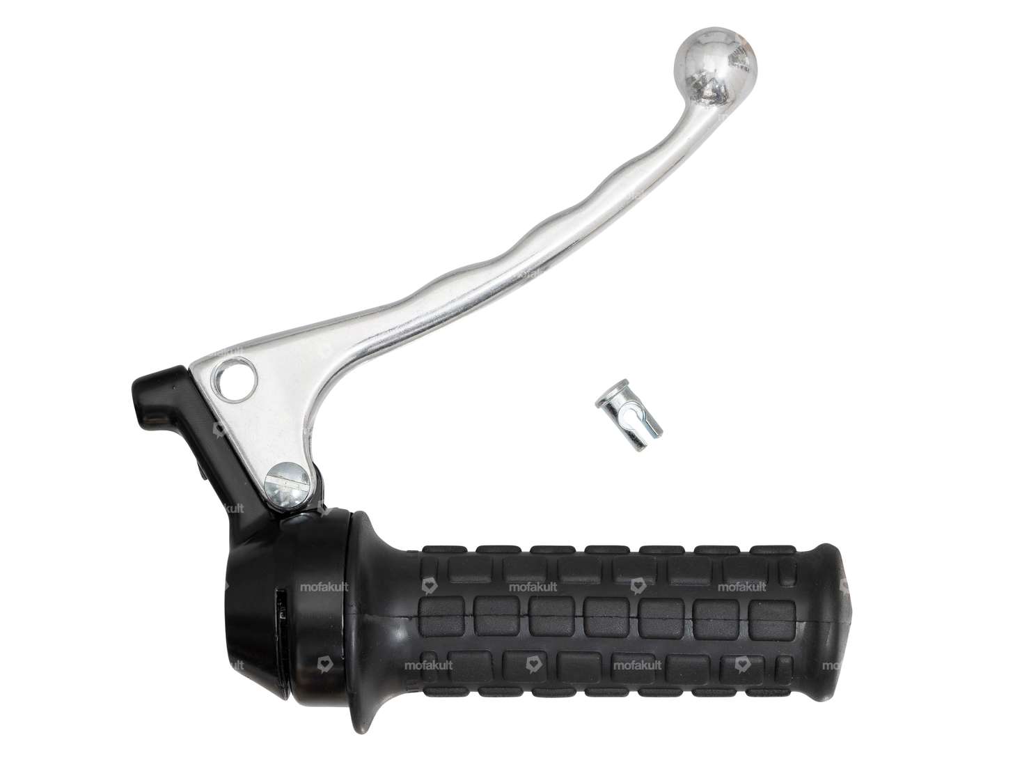 Lusito throttle twist grip with choke lever black Carousel Image 1