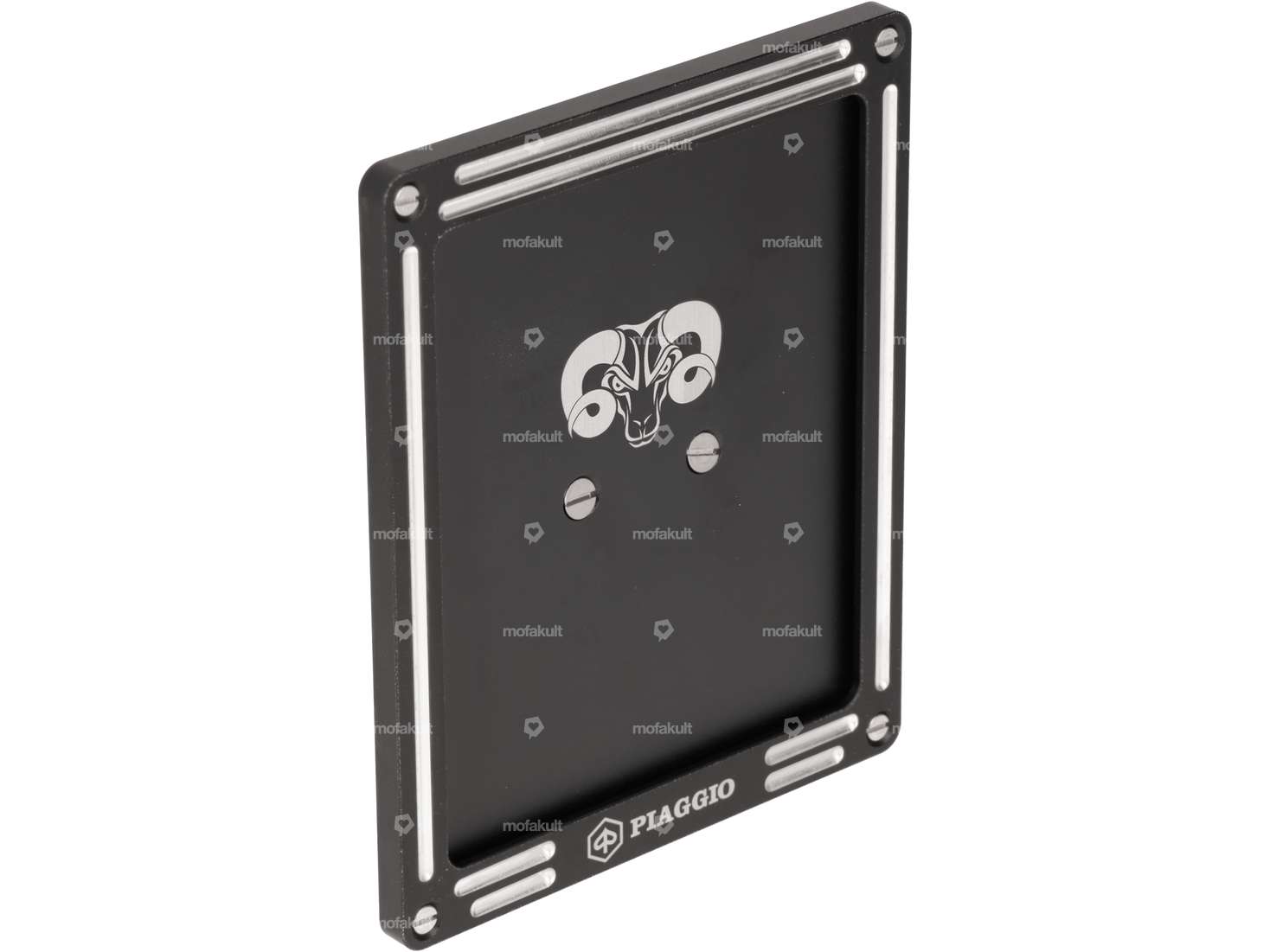 66HEROES Custom number frame "Piaggio" black (DE version) Carousel Image 1