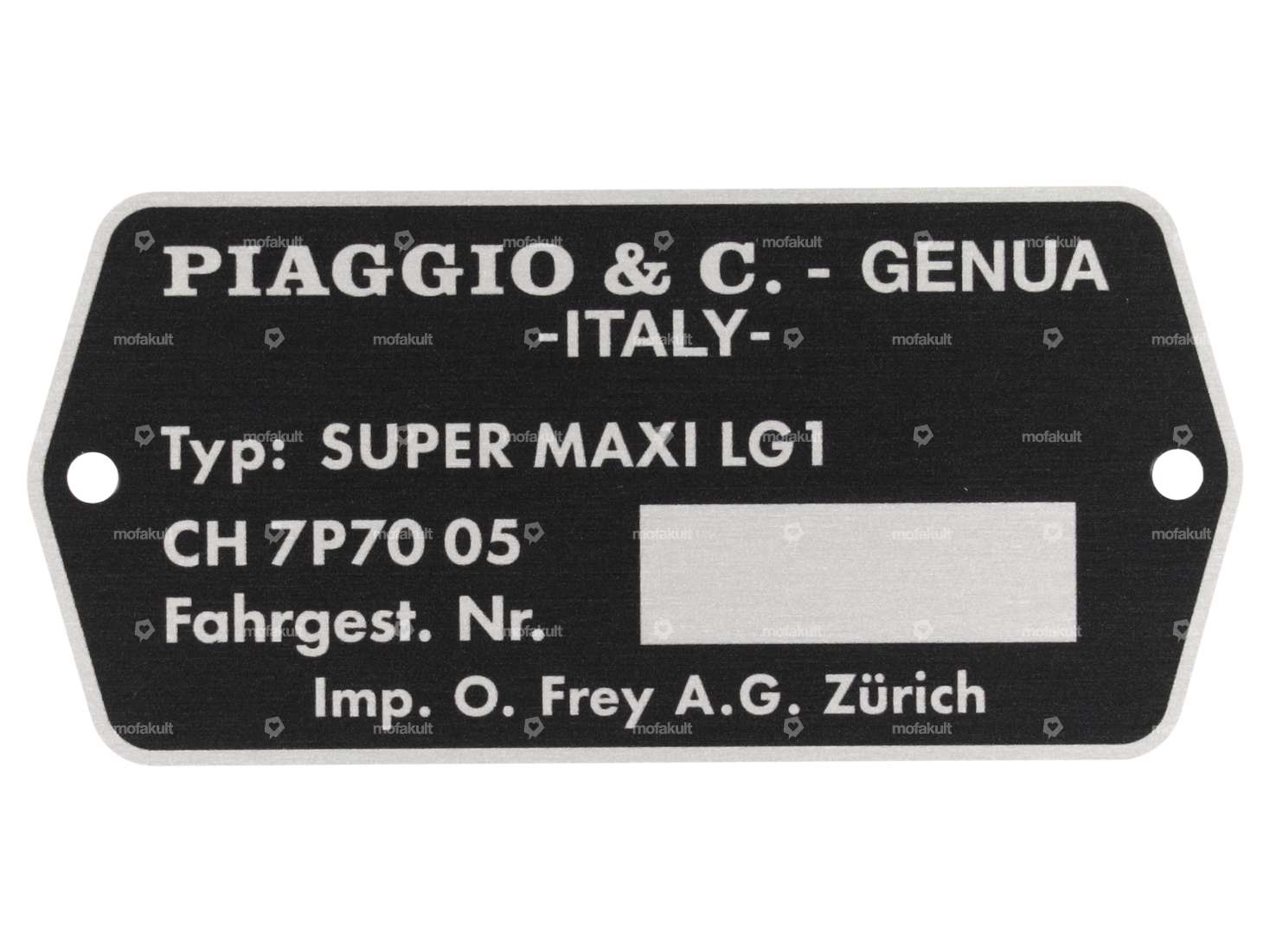 Typenschild CH7P7005 | Puch Supermaxi LG1 Carousel Image 1