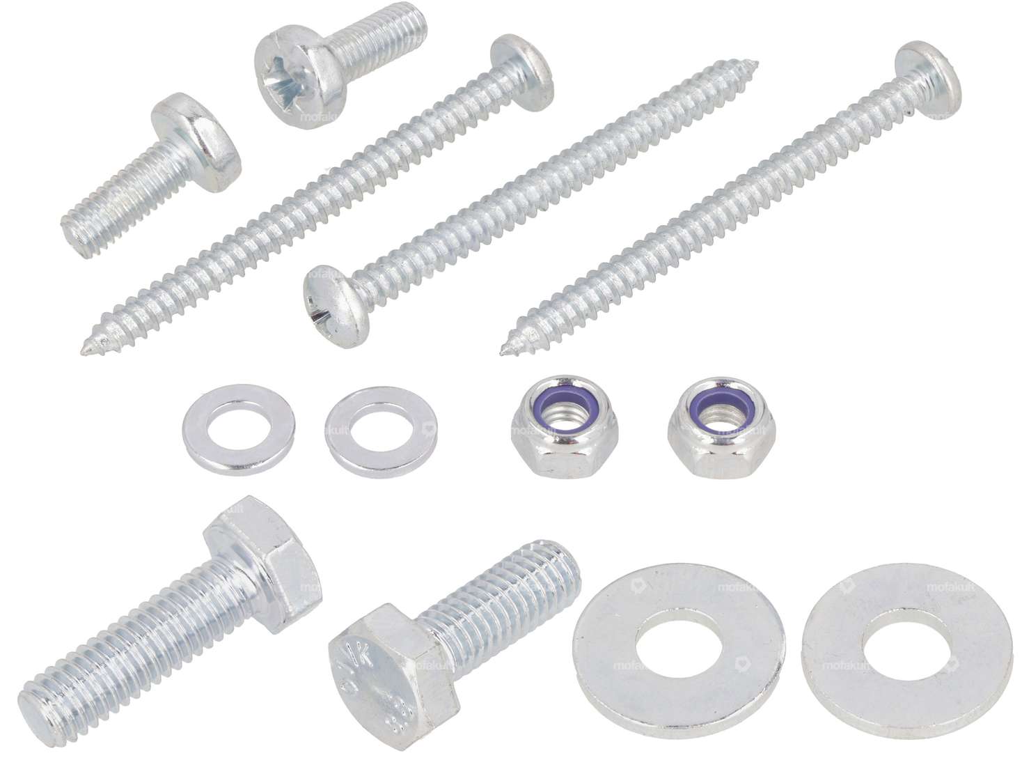 swiing® revival Schrauben-Set Kettenschützer & Seitenverkleidungen verzinkt | Pony Cross 521 Carousel Image 1