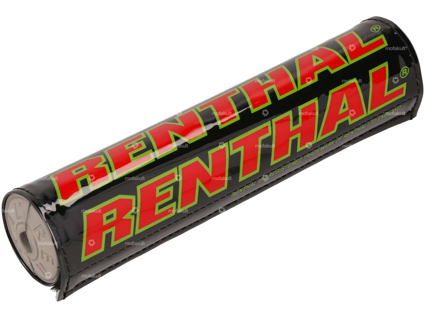 RENTHAL handlebar protection black / red / green 25 cm Carousel Image 1