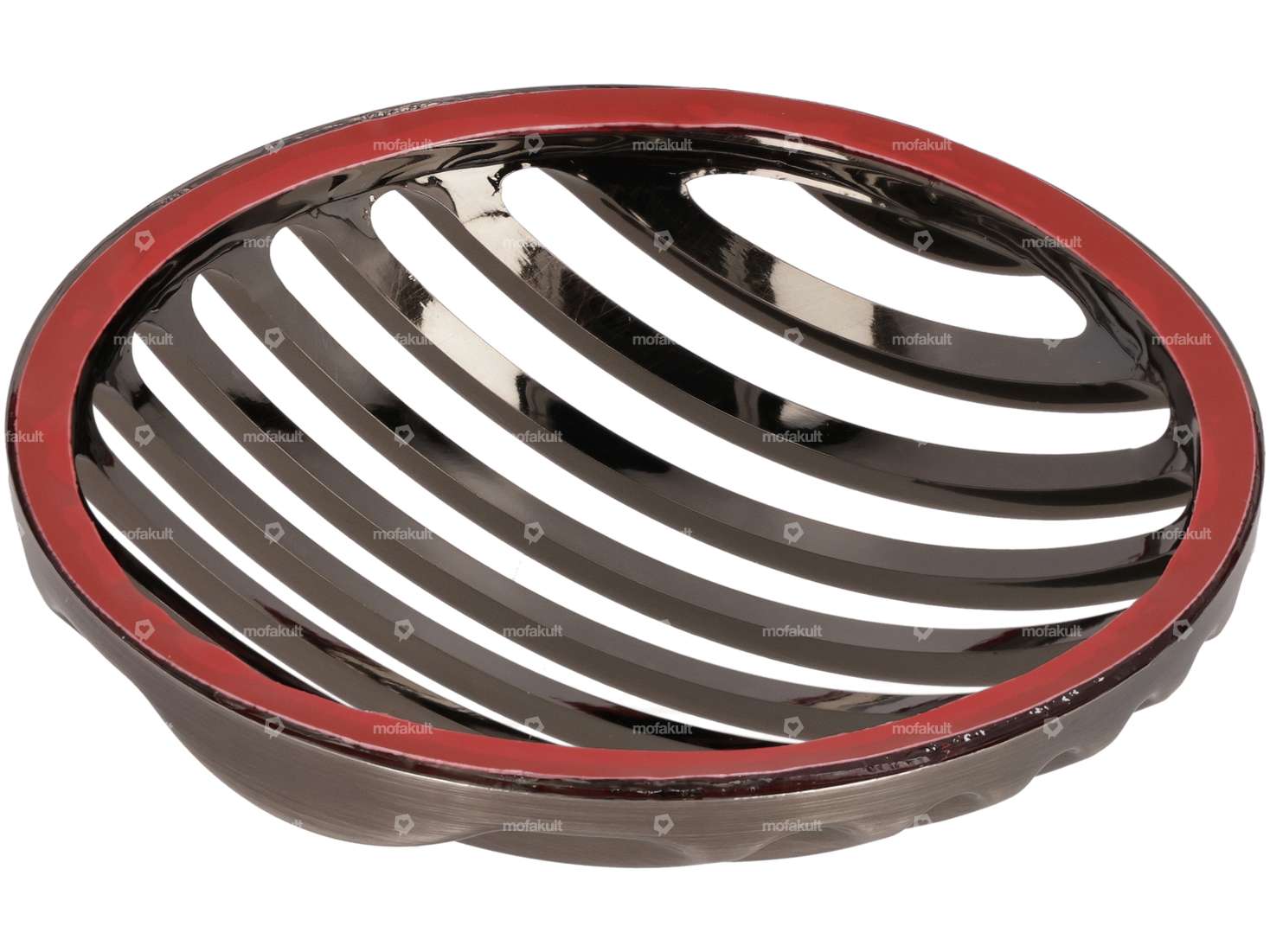 Lamp grille "Indiana" brushed metal Carousel Image 2