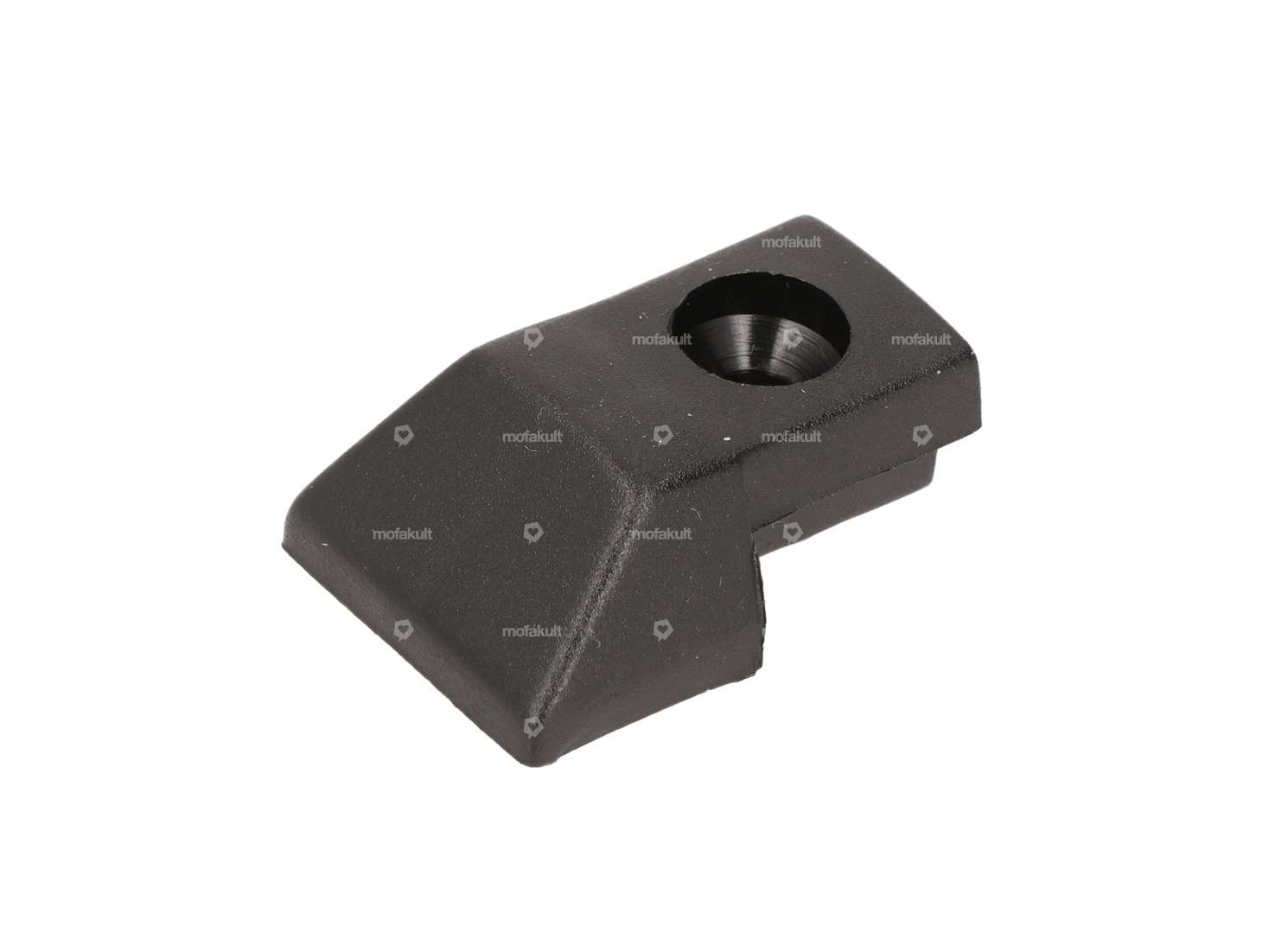 CIF Trittleistenendstück schwarz, mit Loch | Vespa P80X, P125X, P150X, P150S, P200E Carousel Image 1
