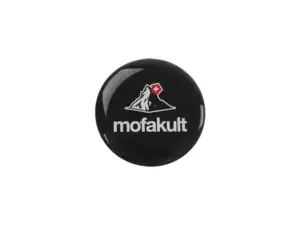 Sticker mofakult black 3D silicone Ø 34 mm Sticker mofakult black 3D silicone Ø 34 mm