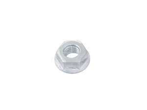 Flange nut M6 galvanized (8 strength) Flange nut M6 galvanized (8 strength)