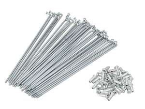 GPO Speichen-Set inkl. Nippel (2.9 x 177 mm) Stahl verzinkt GPO Speichen-Set inkl. Nippel (2.9 x 177 mm) Stahl verzinkt