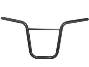 Lenker Gabelplatte 30 cm geschwungen mit Strebe massiv schwarz Lenker Gabelplatte 30 cm geschwungen mit Strebe massiv schwarz
