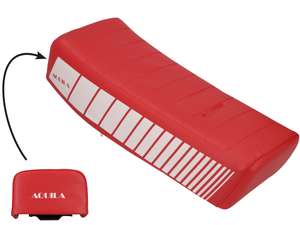 Aquila seat red / white NOS | Piaggio SI Aquila seat red / white NOS | Piaggio SI