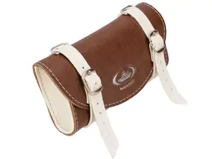 Satteltasche «Classic» dunkelbraun / creme Satteltasche «Classic» dunkelbraun / creme