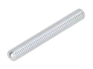Normio Gewindestift M8x60 Schlitz Kegelkuppe verzinkt Normio Gewindestift M8x60 Schlitz Kegelkuppe verzinkt