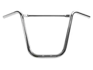 Handlebar fork plate 35 cm curved with chrome strut Handlebar fork plate 35 cm curved with chrome strut