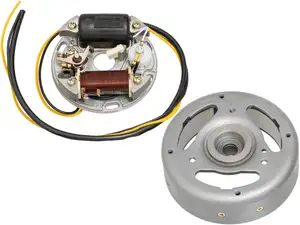 GPO ignition set 90 mm left-hand breaker 6V GPO ignition set 90 mm left-hand breaker 6V