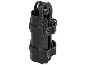Flaschenhalter Leder schwarz Flaschenhalter Leder schwarz