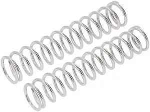 EBR decorative spring (pair) fork Ø 28 mm chrome | Piaggio Ciao / Hercules / Alpa EBR decorative spring (pair) fork Ø 28 mm chrome | Piaggio Ciao / Hercules / Alpa