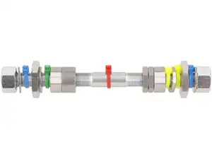 swiing® ingenious wheel axle for bearing conversion kit Snowflake front wheel | Hercules Prima swiing® ingenious wheel axle for bearing conversion kit Snowflake front wheel | Hercules Prima