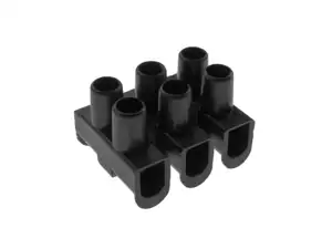 Luster terminal 3-pole black small (0.1 - 2.5 mm²) Luster terminal 3-pole black small (0.1 - 2.5 mm²)