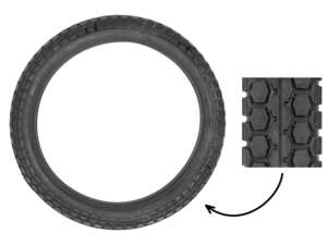 Continental 2.75 x 17" tires KKS Continental 2.75 x 17" tires KKS