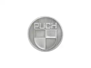 Aufkleber «Puch» Metall Ø 38 mm Aufkleber «Puch» Metall Ø 38 mm
