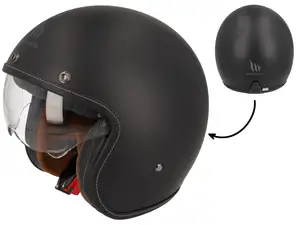 MT Helmets Jet-Helm «Le Mans» schwarz matt (S-XL) MT Helmets Jet-Helm «Le Mans» schwarz matt (S-XL)