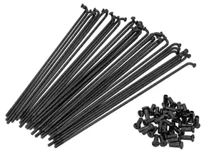 GPO 19" Speichen-Set inkl. Nippel (2.9 x 212 mm) schwarz GPO 19" Speichen-Set inkl. Nippel (2.9 x 212 mm) schwarz