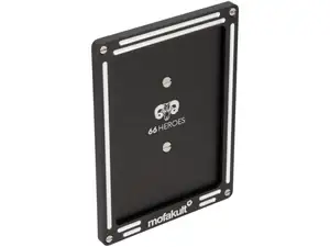 66HEROES Nummernrahmen Custom «mofakult» schwarz (CH-Version) 66HEROES Nummernrahmen Custom «mofakult» schwarz (CH-Version)