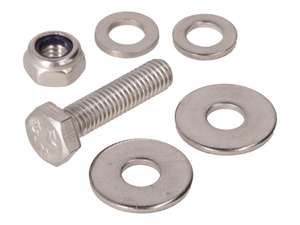 Schraube-Set Schutzblech hinten Inox original | Piaggio Ciao Schraube-Set Schutzblech hinten Inox original | Piaggio Ciao