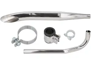 Auspuff-Set Sidepipe Ø 28 / 60 mm Chrom | Sachs 503 Auspuff-Set Sidepipe Ø 28 / 60 mm Chrom | Sachs 503