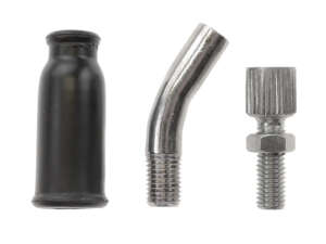 Dell'Orto 30° carburetor elbow set M6x0.75 Dell'Orto 30° carburetor elbow set M6x0.75