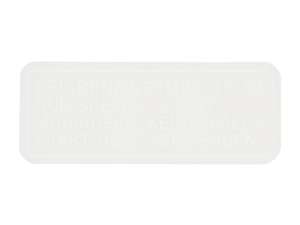 Aufkleber «OEL-BENZINGEMISCH 1:50» 63 x 25 weiss | Puch Aufkleber «OEL-BENZINGEMISCH 1:50» 63 x 25 weiss | Puch