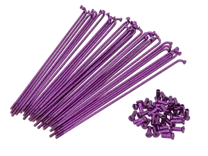 GPO 17" Speichen-Set inkl. Nippel (2.9 x 188 mm) violett GPO 17" Speichen-Set inkl. Nippel (2.9 x 188 mm) violett