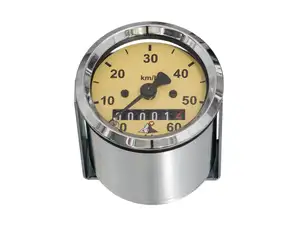 66HEROES Tacho 60 km/h Ø 48 mm | mofakult-Logo 66HEROES Tacho 60 km/h Ø 48 mm | mofakult-Logo