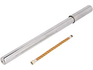 Pumpe klassisch mit Schlauch 33 - 37 cm Chrom Pumpe klassisch mit Schlauch 33 - 37 cm Chrom