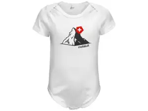 mk-Merch mofakult Strampler Matterhorn White Babies (3 - 18 Monate) mk-Merch mofakult Strampler Matterhorn White Babies (3 - 18 Monate)