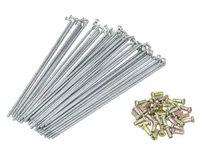 GPO 17" Speichen-Set inkl. Nippel (2.9 x 188 mm) Stahl verzinkt GPO 17" Speichen-Set inkl. Nippel (2.9 x 188 mm) Stahl verzinkt